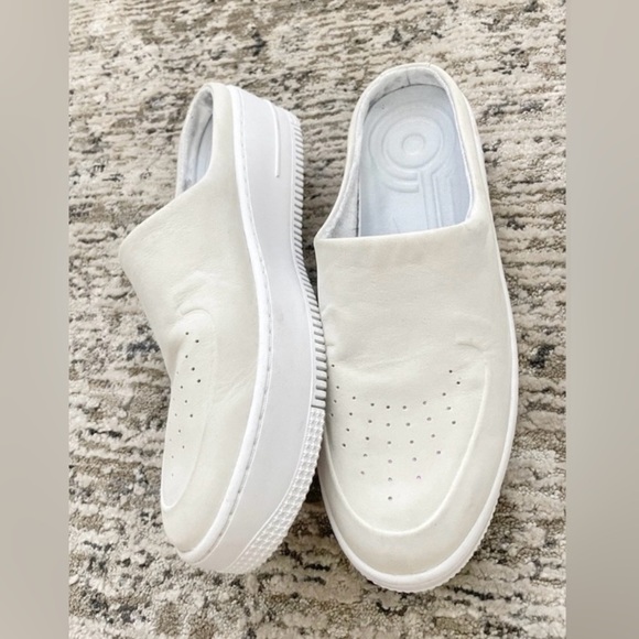 Nike AF1 Lover XX Sneaker Mule Slip on Shoes White Hands Free - Picture 3 of 9
